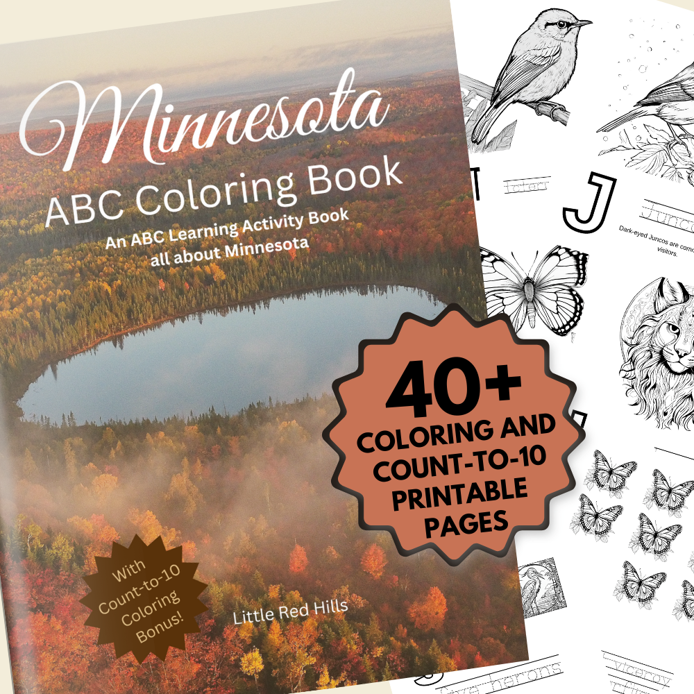 My Minnesota ABCs Coloring Book: An ABC Learning and Coloring Kids Activity Book All about Minnesota