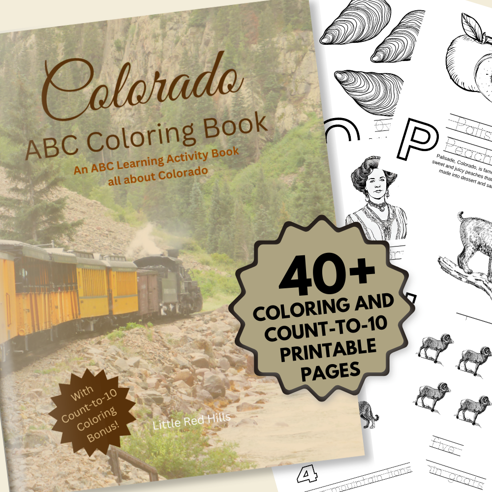 My Colorado ABCs Coloring Book: An ABC Learning Activity Book all about Colorado