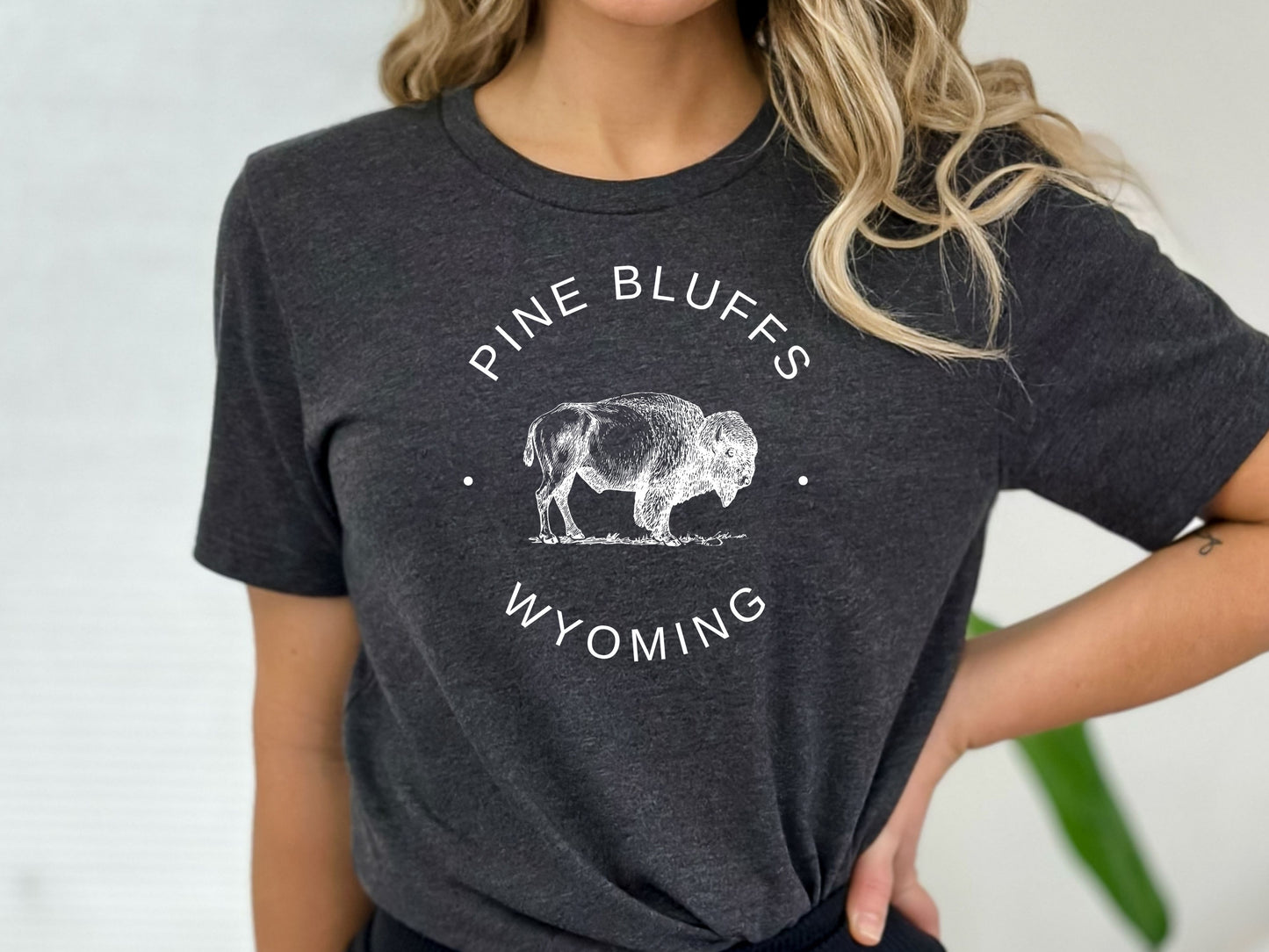 Pine Bluffs Women Wyoming T-Shirt