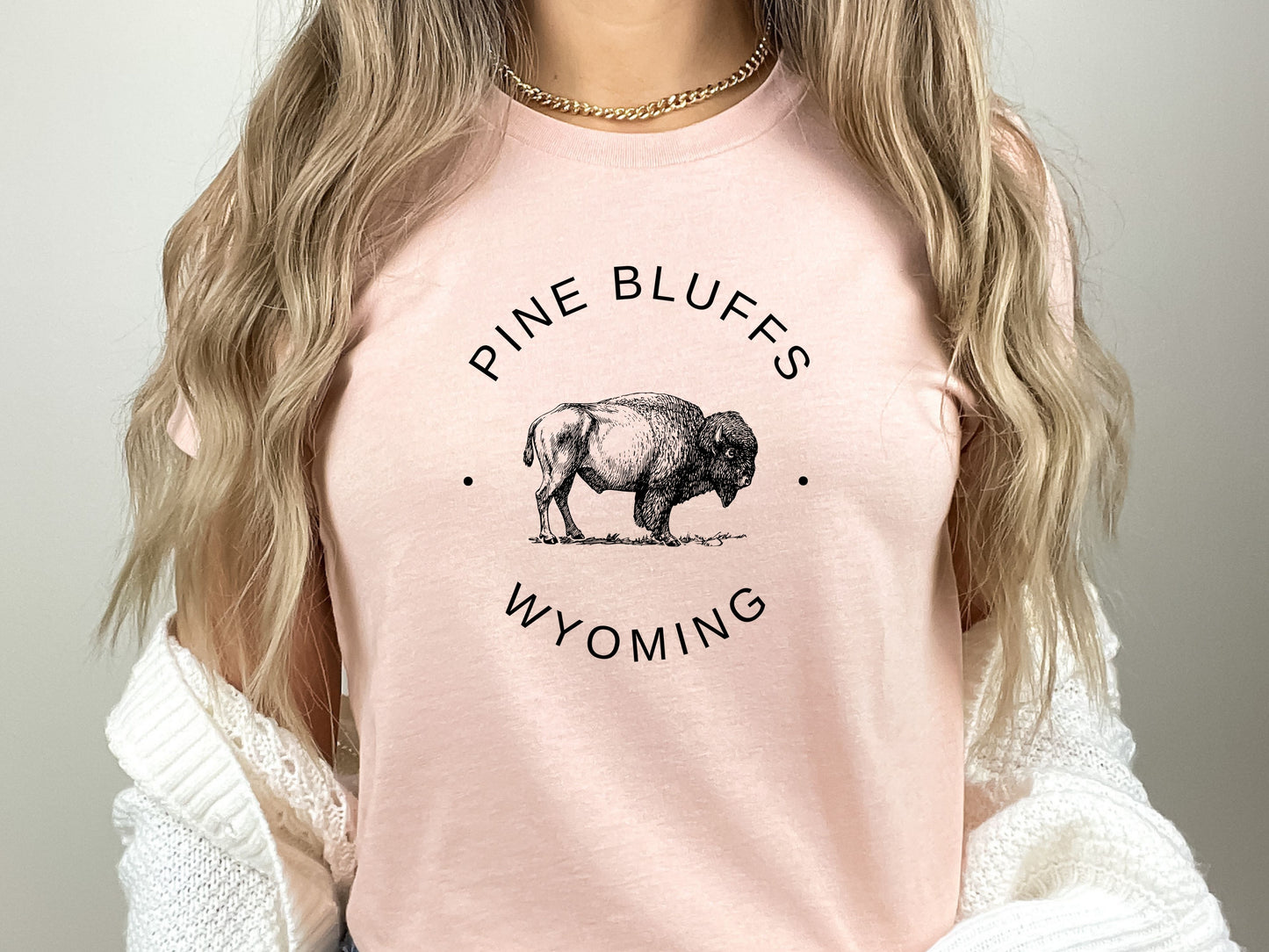 Pine Bluffs Women Wyoming T-Shirt
