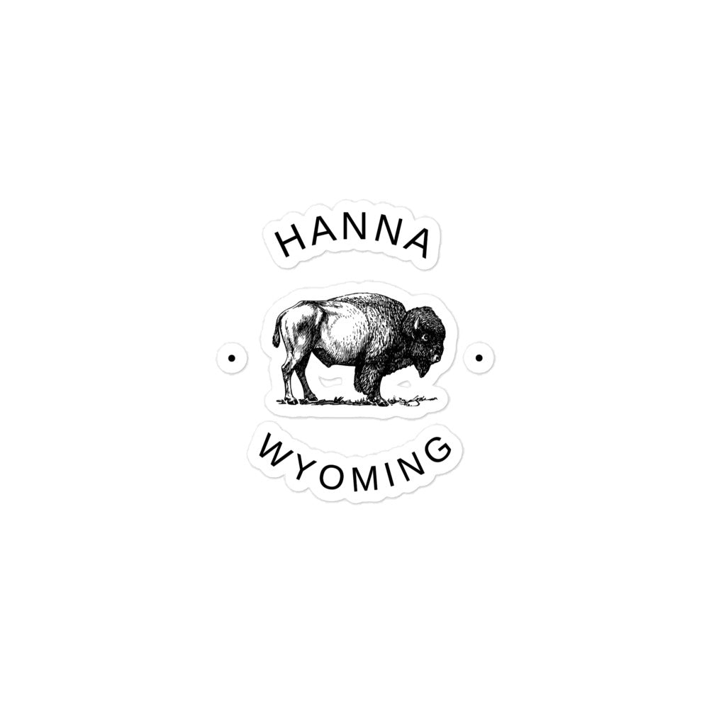 Hanna Wyoming Sticker