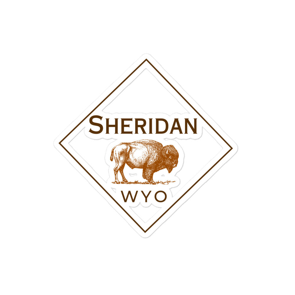 Sheridan Wyoming Bubble-free stickers