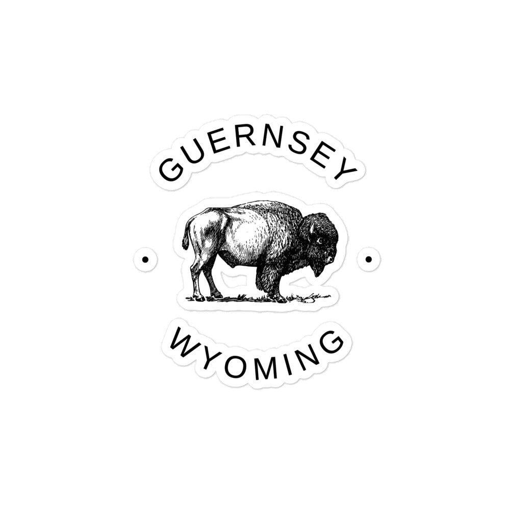 Guernsey Wyoming Sticker