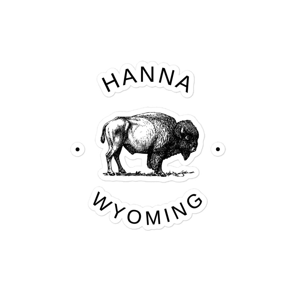 Hanna Wyoming Sticker