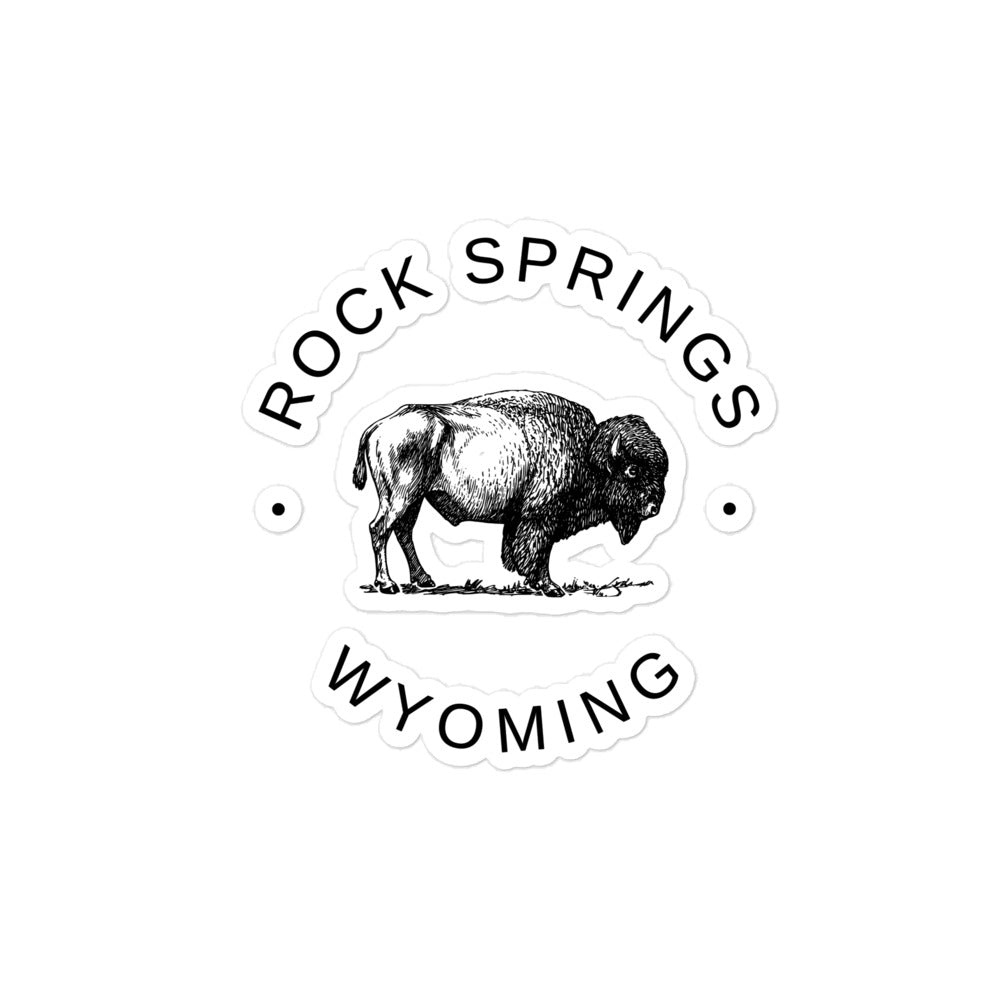 Rock Springs Wyoming Sticker