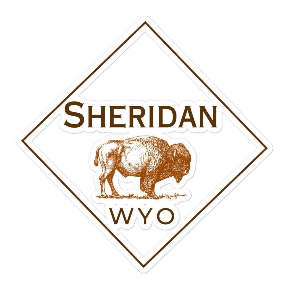 Sheridan Wyoming Bubble-free stickers