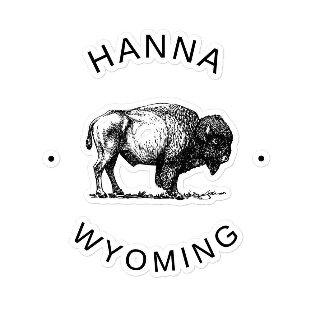 Hanna Wyoming Sticker