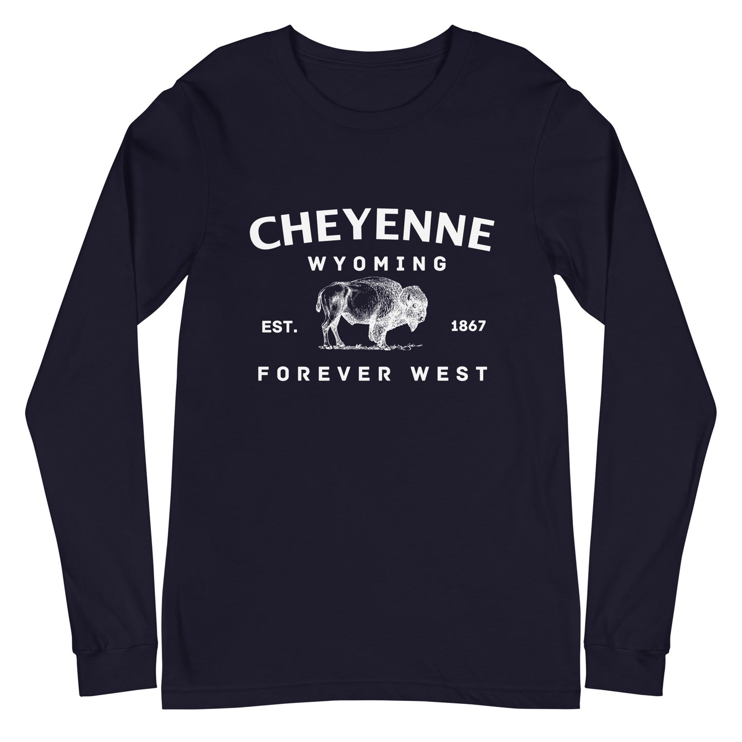 Cheyenne Wyoming Unisex Long Sleeve Tee